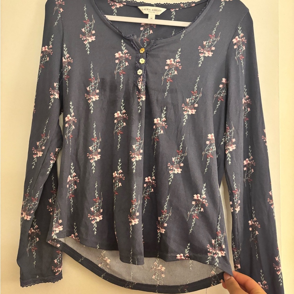 Laura Ashley Navy Floral Set